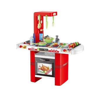 Set de joaca bucatarie Bowa cu gratar si chiuveta functionala Set de joaca bucatarie Bowa cu gratar si chiuveta functionala