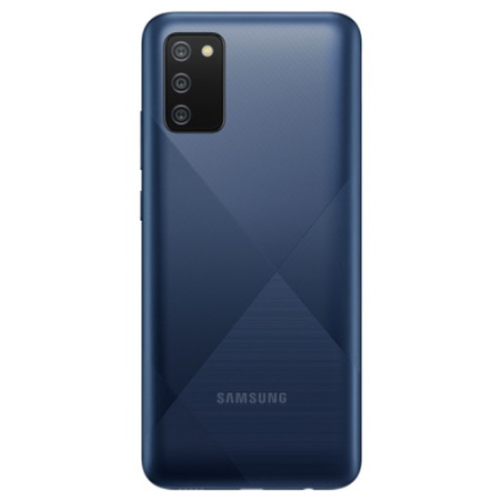 Samsung Galaxy A02s Mobiltelefon, Kártyafüggetlen, Dual SIM, 64GB, LTE ,kék