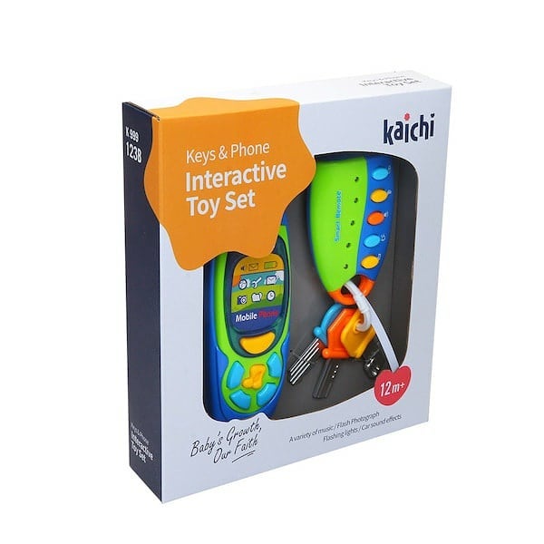 Set interactiv telefon si chei, 12m+