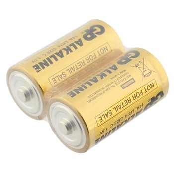 Set 2 baterii R14, 1.5V, alcaline, GP, GP14A S2, T114386 Set 2 baterii R14, 1.5V, alcaline, GP, GP14A S2, T114386