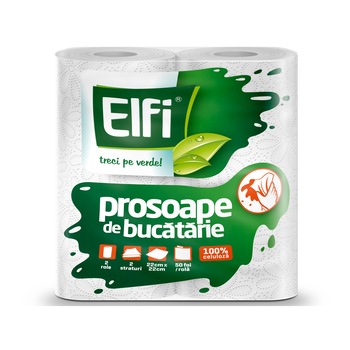 Prosop de bucatarie Elfi 50foi 2straturi 2role Prosop de bucatarie Elfi 50foi 2straturi 2role