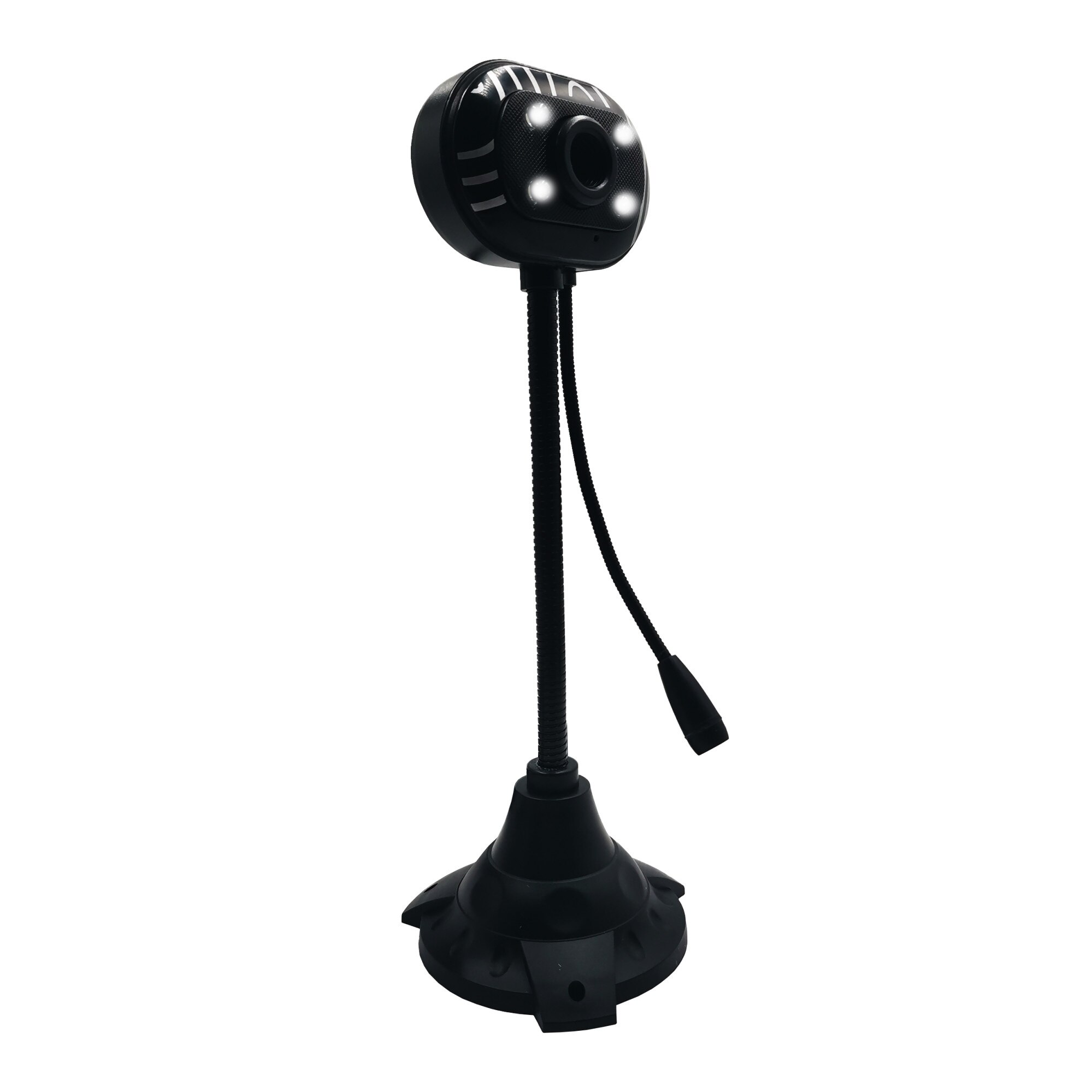 Camera Web neagra cu picior flexibil