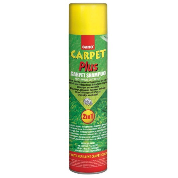 Detergent covoare Sano Carpet Plus 2in1 600 ml cu efect repelent