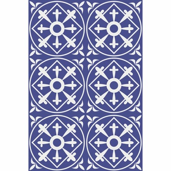 Set 6 buc stickere autocolante faianta decorativa 20cm x 30cm model Turkish Cercle Set 6 buc stickere autocolante faianta decorativa 20cm x 30cm model Turkish Cercle