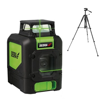 Multilaser 1D, fascicul laser verde + trepied filet ¼, sistem de autonivelare, cu suport magnetic 360º , IP54 Multilaser 1D, fascicul laser verde + trepied filet ¼, sistem de autonivelare, cu suport magnetic 360º , IP54