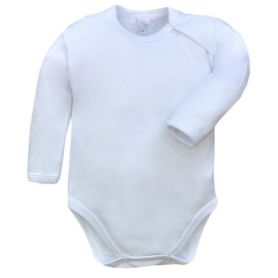 Body cu maneca lunga pentru bebelusi Koala Biale 0972, Alb