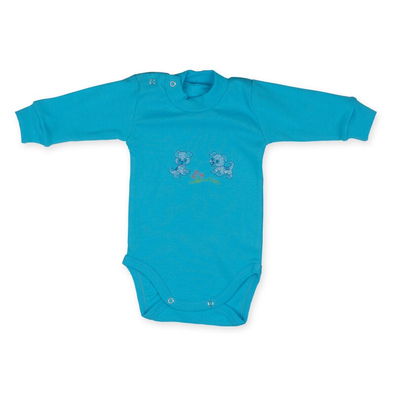 Body cu maneca lunga, baieti, Pifou, Verde