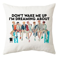 perna trupa bts k-pop patrata alba model quotdont wake me upquot poliester 40x40 cm imagen 4_0_
0