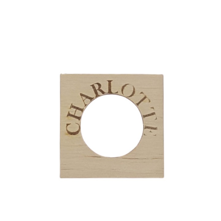 Suport de servetele personalizat pentru evenimente 5 x 5 x 0.3 cm