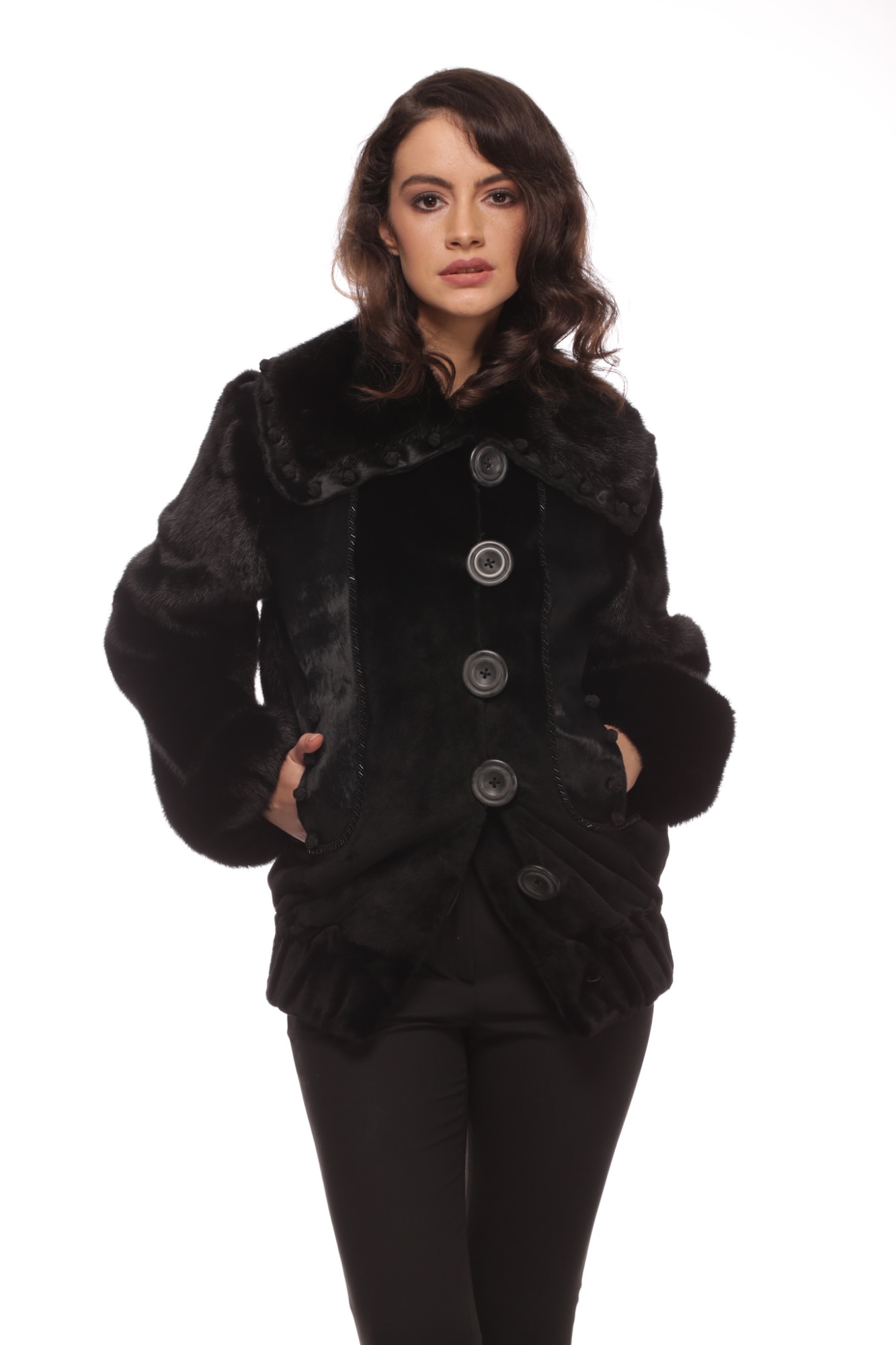 Haina din blana Black myst, CuAnna, 42