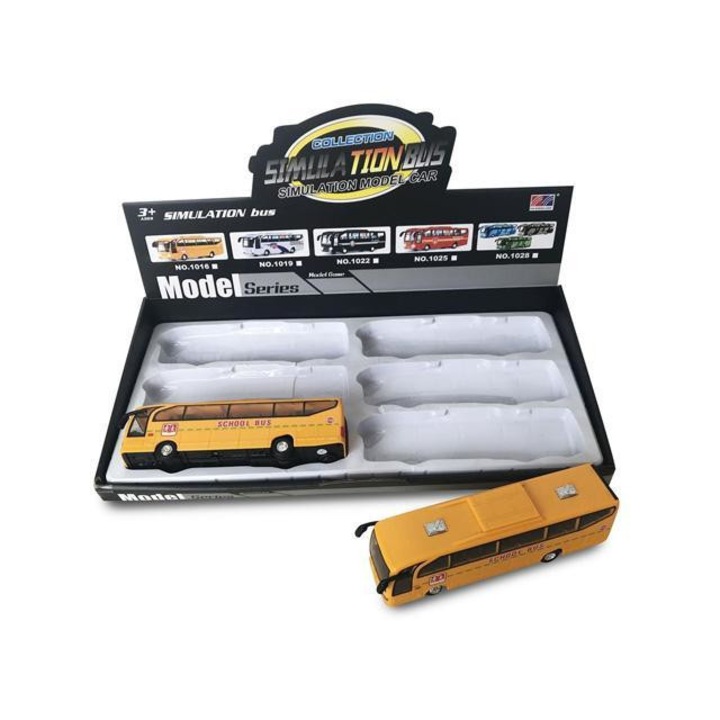 Magic Toys 11025968 Sárga iskolabusz hanggal