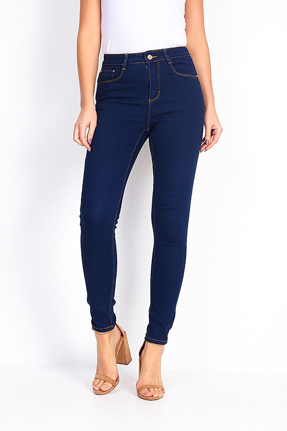 BRAVE SOUL, Blugi skinny Lucy, Bleumarin
