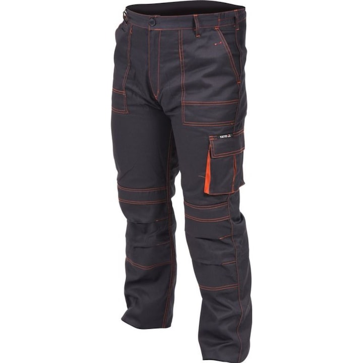 Работен панталон Yato, 5 джоба, памук/полиестер, Син, XL