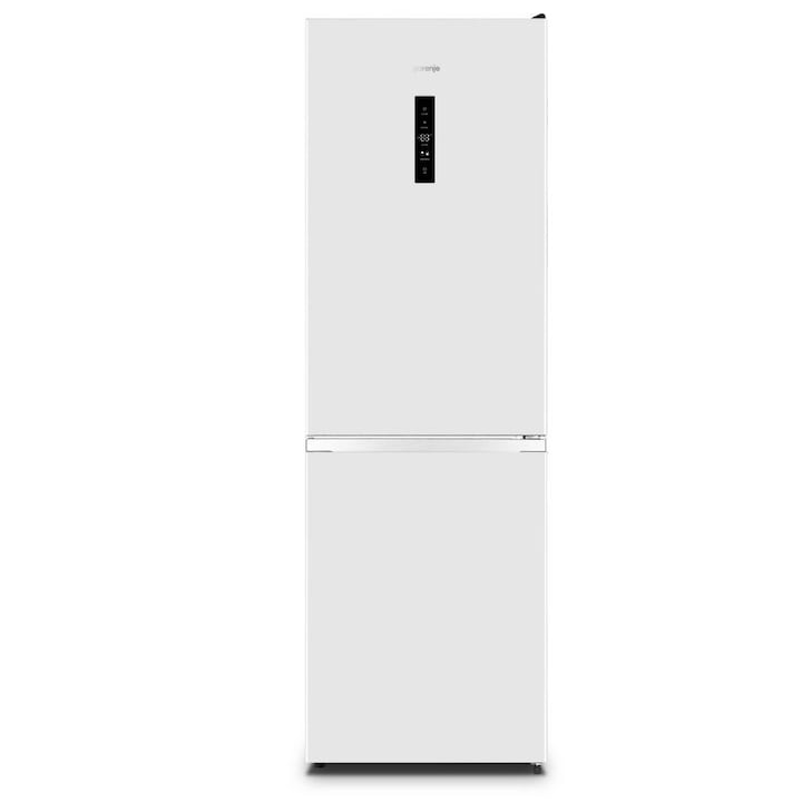 Gorenje N619EAW4 Kombinált hűtőszekrény, M:186cm, 300L, NoFrost, E energiaosztály, fehér