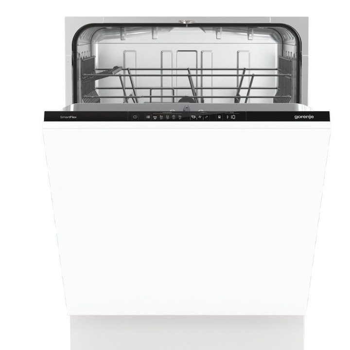 Gorenje GV631E60 Beépíthető teljesen integrált mosogatógép, 60cm, 13 teríték, 5 program, E energiaosztály, fehér