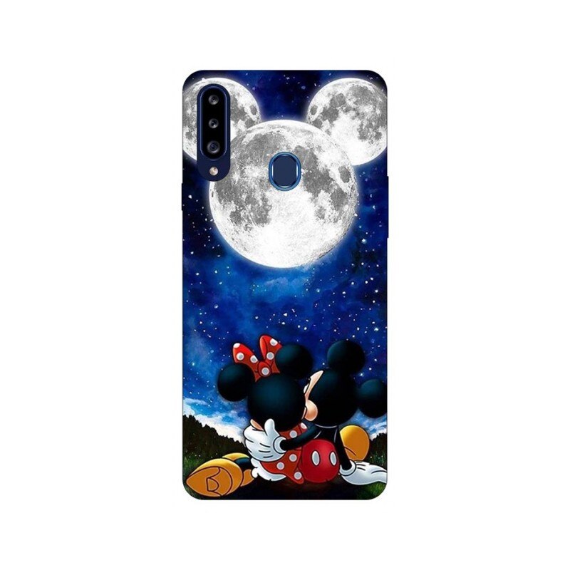 Husa Silicon Soft Upzz Print Samsung Galaxy A20s Model Moon