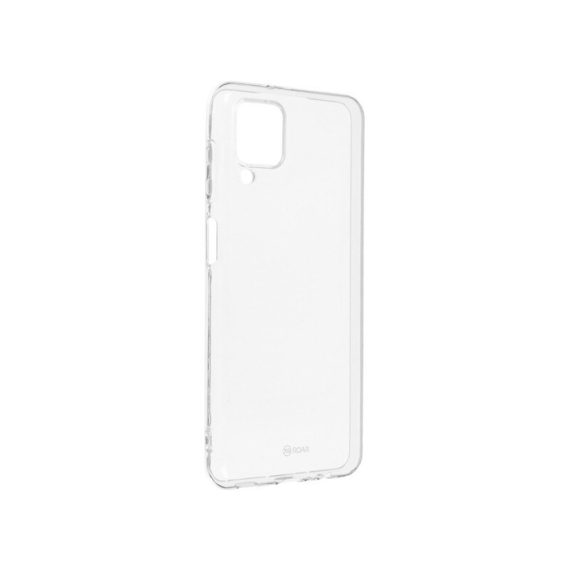 Husa Spate Slim Roar Jelly Pentru Samsung Galaxy A12, Transparenta, Anti - Alunecare