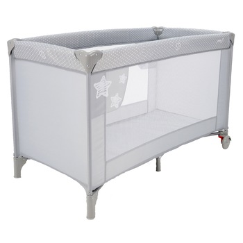 Patut pliant Asalvo Baleares Stars Grey, Gri Patut pliant Asalvo Baleares Stars Grey, Gri