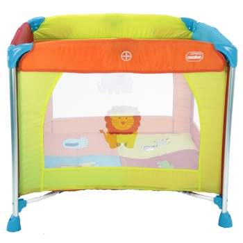 Tarc de joaca Asalvo Aluminium Jungle, Rosu/Galben Tarc de joaca Asalvo Aluminium Jungle, Rosu/Galben