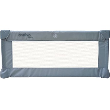 Bariera de protectie pat copii Asalvo Grey, 90 x 43.5 cm, Gri Bariera de protectie pat copii Asalvo Grey, 90 x 43.5 cm, Gri