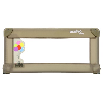 Bariera de protectie pat copii Asalvo Magic City Beige, 90 x 43.5 cm, Bej Bariera de protectie pat copii Asalvo Magic City Beige, 90 x 43.5 cm, Bej