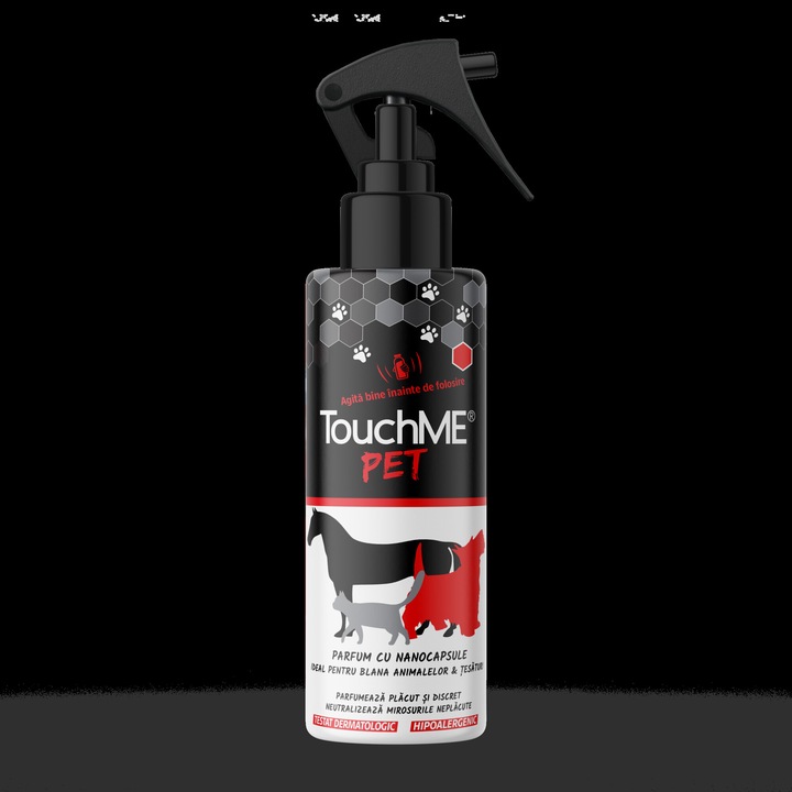 Parfüm nanokapszulákkal állatoknak, Touchme Pet, piros, 200ml