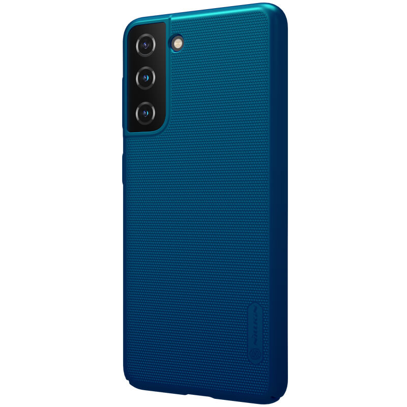 Husa compatibila cu Samsung Galaxy S21 Plus Super Frosted Nillkin blue