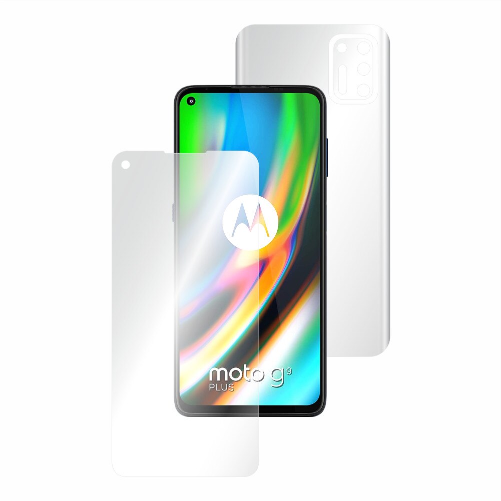 Folie de protectie Clasic Smart Protection compatibil cu Motorola Moto G9 Plus - fulldisplay - display + spate