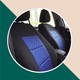Huse scaune auto SMARTIC®, Premium Lux, 11 piese, compatibile cu airbag, rabatabile, 3 straturi de material, albastru/negru