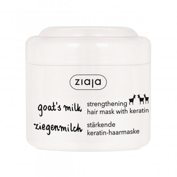 Masca de par, Ziaja, pentru intarirea firului de par cu lapte de capra si keratina, 200 ml Masca de par, Ziaja, pentru intarirea firului de par cu lapte de capra si keratina, 200 ml
