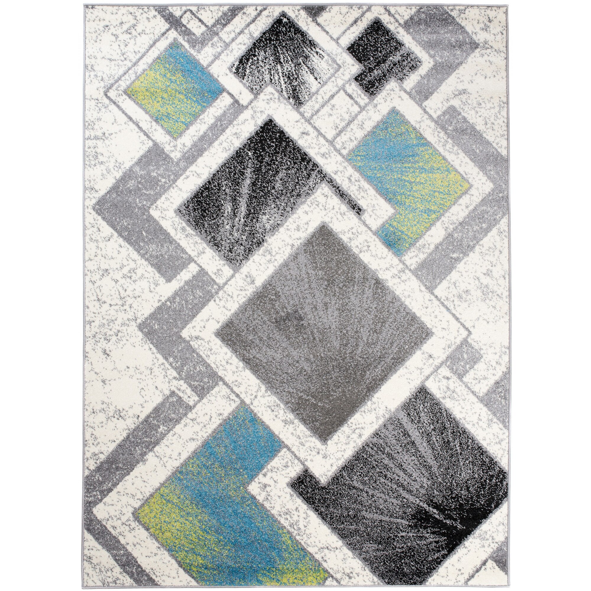 Covor Jawa Modern Abstract Chemex E329D O2X alb 80x150