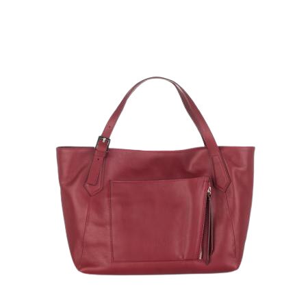 Geanta cu fermoar de afaceri Pierre Cardin, Rosu