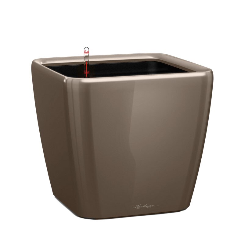 Ghiveci Lechuza Quadro Premium 21 LS (22,5 x 22,5 x 20,5 cm) Taupe 16125