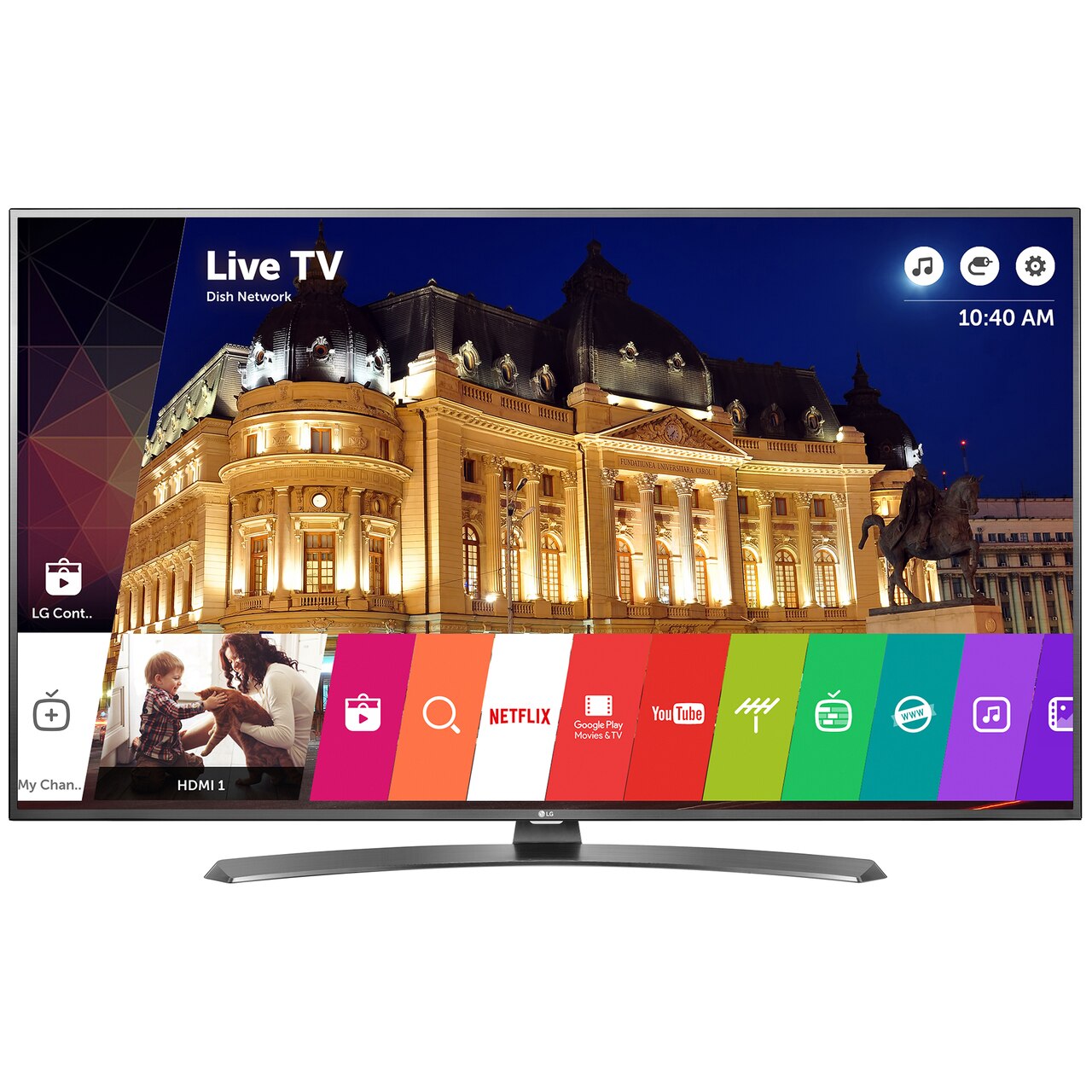 Телевизор LED Smart LG, 49'' (123 см), 49UH661V, 4K Ultra HD, Wi-Fi