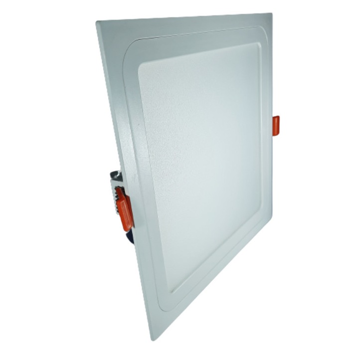 Spot led Heda patrat 12W = 112W 900lm lumina rece 201.5x201.5mm IP40 A+