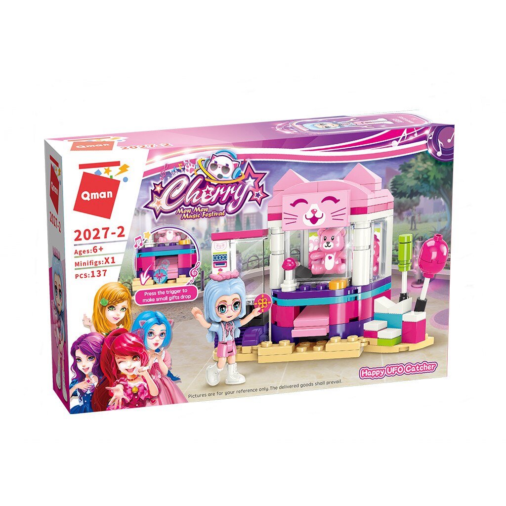 Set constructie Qman, Fericit vanator de OZN-uri, 137 piese