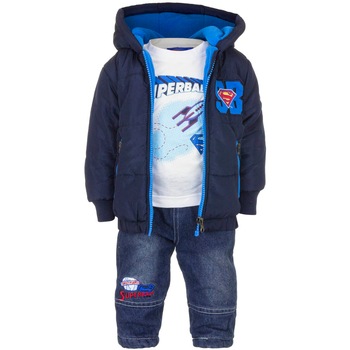 Set Superman 3 piese pentru copii,APH0165, Albastru Set Superman 3 piese pentru copii,APH0165, Albastru