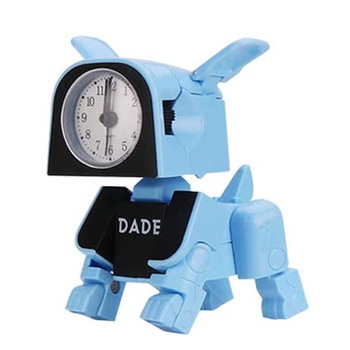 Ceas Catelus cu alarma, rezistent la socuri, Accesoriu birou, Jucarie pentru copii culoare Albastru AK5030A Ceas Catelus cu alarma, rezistent la socuri, Accesoriu birou, Jucarie pentru copii culoare Albastru AK5030A