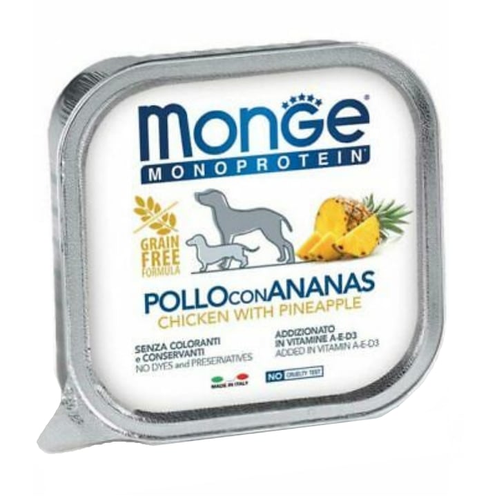 hrana umeda pentru caini monge pui si ananas 150g imagen 16_1_
6