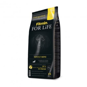 Hrana pentru caini, Fitmin dog For Life, Adult Mini, 15 kg Hrana pentru caini, Fitmin dog For Life, Adult Mini, 15 kg