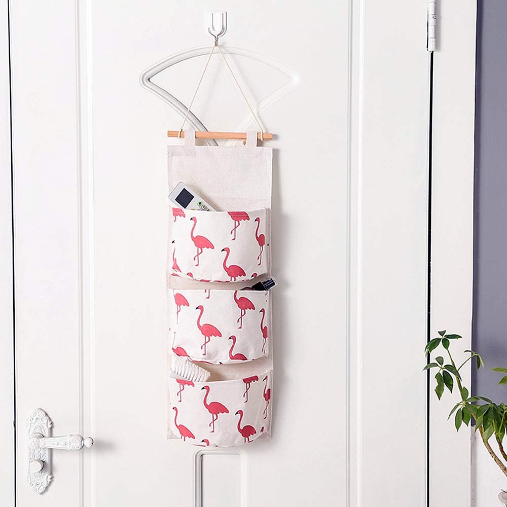 2 Packs Hanging Bag Storage Hang Bag WallMounted Storage Bags Door