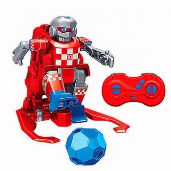 Robot Fotbalist inteligent cu Telecomanda, jucarie interactiva multifuntionala pentru copii, cu Minge si Poarta de fotbal AK5039 Robot Fotbalist inteligent cu Telecomanda, jucarie interactiva multifuntionala pentru copii, cu Minge si Poarta de fotbal AK5039