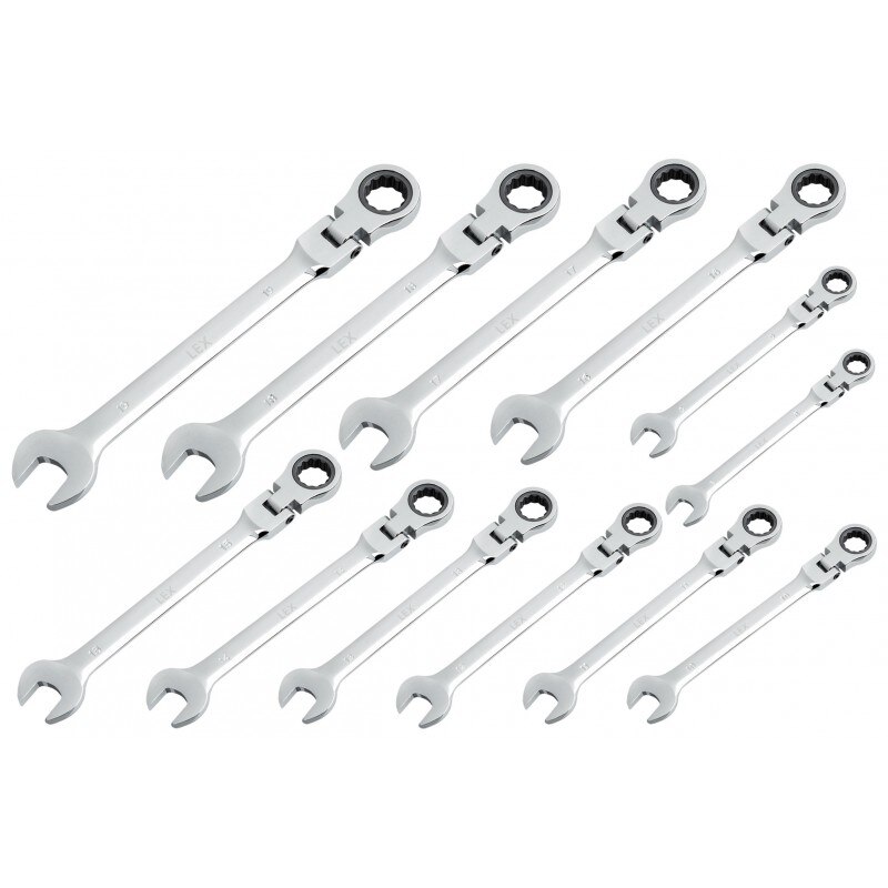 Set 12 chei combinate cu clichet KP60