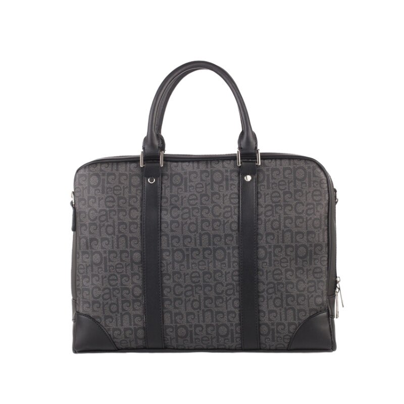 Geanta barbati Pierre Cardin, PCL7105M, Textil, Gri