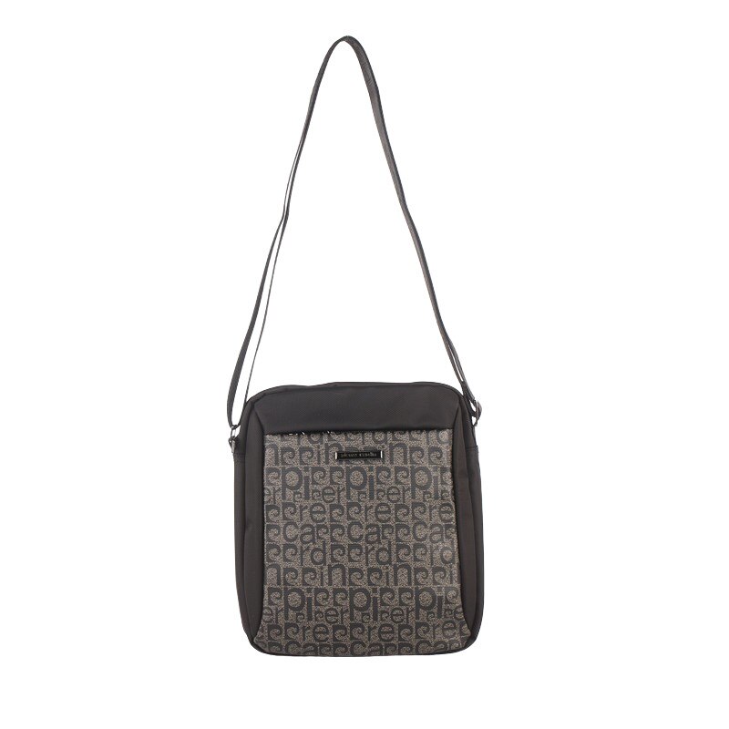 Borseta din textil Pierre Cardin, PCL3277N, Negru/Maro