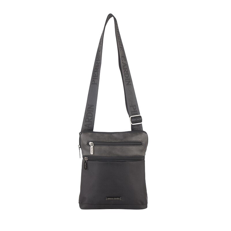 Geanta crossbody cu fermoar Pierre Cardin, PCL1022B, Negru