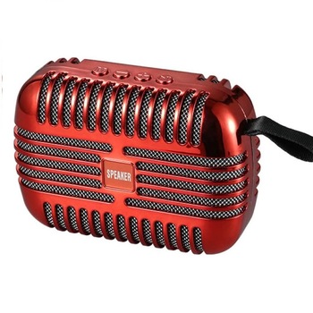 Boxa Portabila , Radio FM, MP3, 3W RMS, slot microSD, Rosu Boxa Portabila , Radio FM, MP3, 3W RMS, slot microSD, Rosu