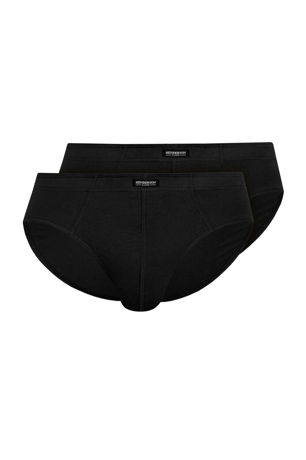 Set 2 perechi de chiloti pentru barbati Henderson Briefs grafit, Negru, 4XL INTL