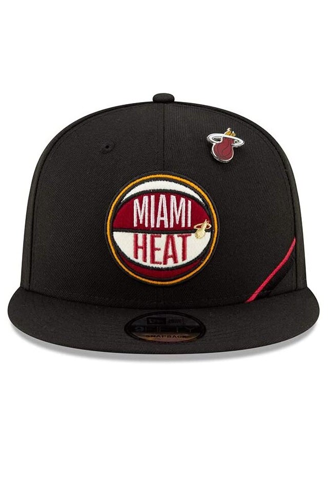 Sapca New Era Miami Heat NBA Draft 9FIFTY, Marime universala INTL, Negru