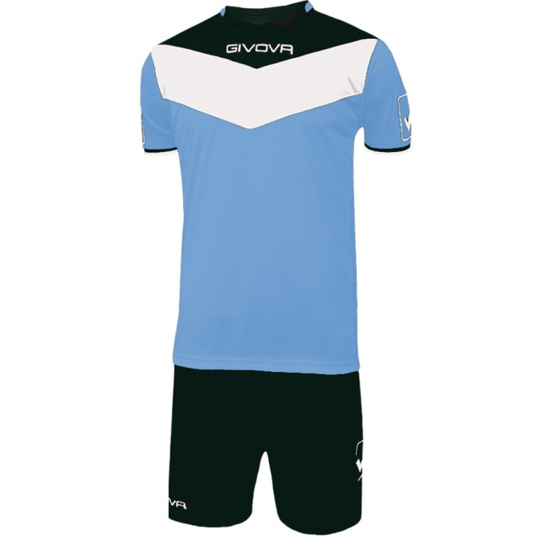 Kit Givova Campo pentru barbati, Celeste/negru